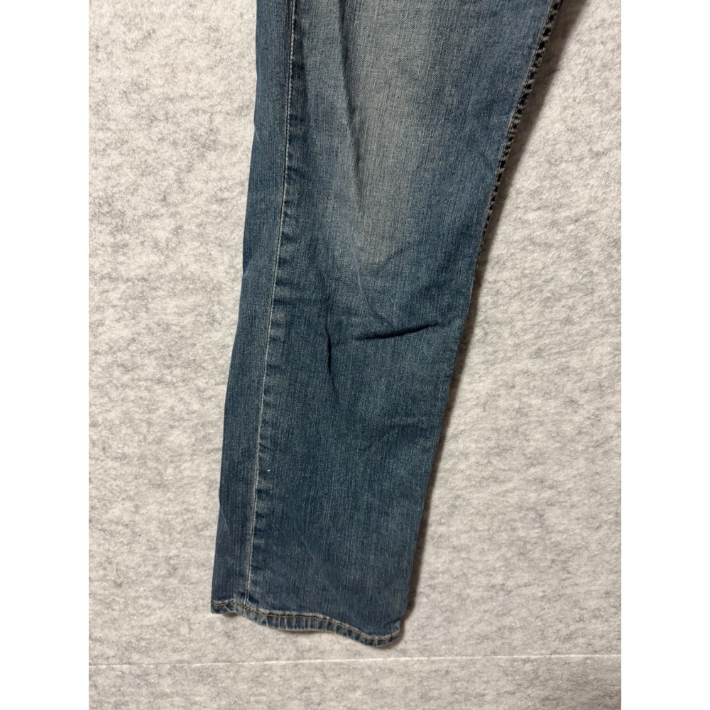 Levis 514 Mens 33x30 Medium Wash Blue Straight Leg Denim Jeans 00514-0800 - Picture 2 of 11